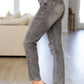 Judy Blue High Rise Stone Wash Slim Jeans in Gray