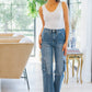 Judy Blue High Rise Wide Leg Cargo Jeans