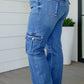 Judy Blue High Rise Wide Leg Cargo Jeans