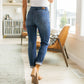 Judy Blue High Rise Button Fly Distressed Boyfriend Jeans