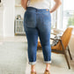 Judy Blue High Rise Button Fly Distressed Boyfriend Jeans