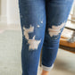Judy Blue High Rise Button Fly Distressed Boyfriend Jeans