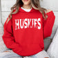 Grunge School Spirit Mascot Sweatshirt
