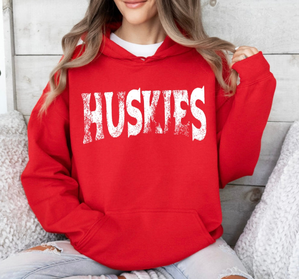 Grunge School Spirit Mascot Sweatshirt