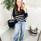 From Here On Out Striped Sweater