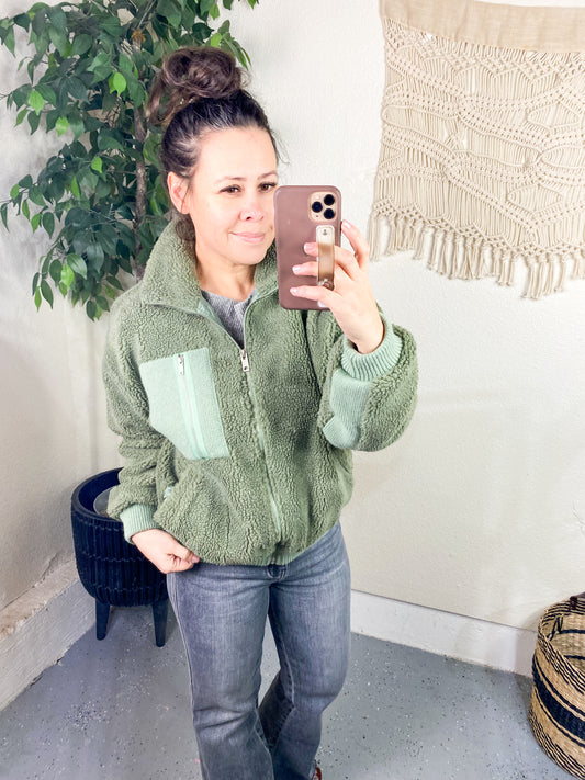 Are You Ready Zip Up Fleece Jacket