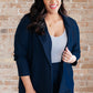Magic 3/4 Blazer in Navy