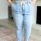 Judy Blue High Rise Vintage Denim Jogger