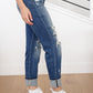 Danny Mid Rise Cuffed Destroyed Boyfriend Jeans