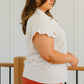 Day Date Ruffle Sleeved Blouse