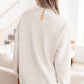 Don't Change Anything Mock Neck Pullover