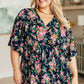 Dreamer Top in Navy and Pink Vintage Bouquet