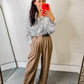 Business Meeting Wide Leg Pants