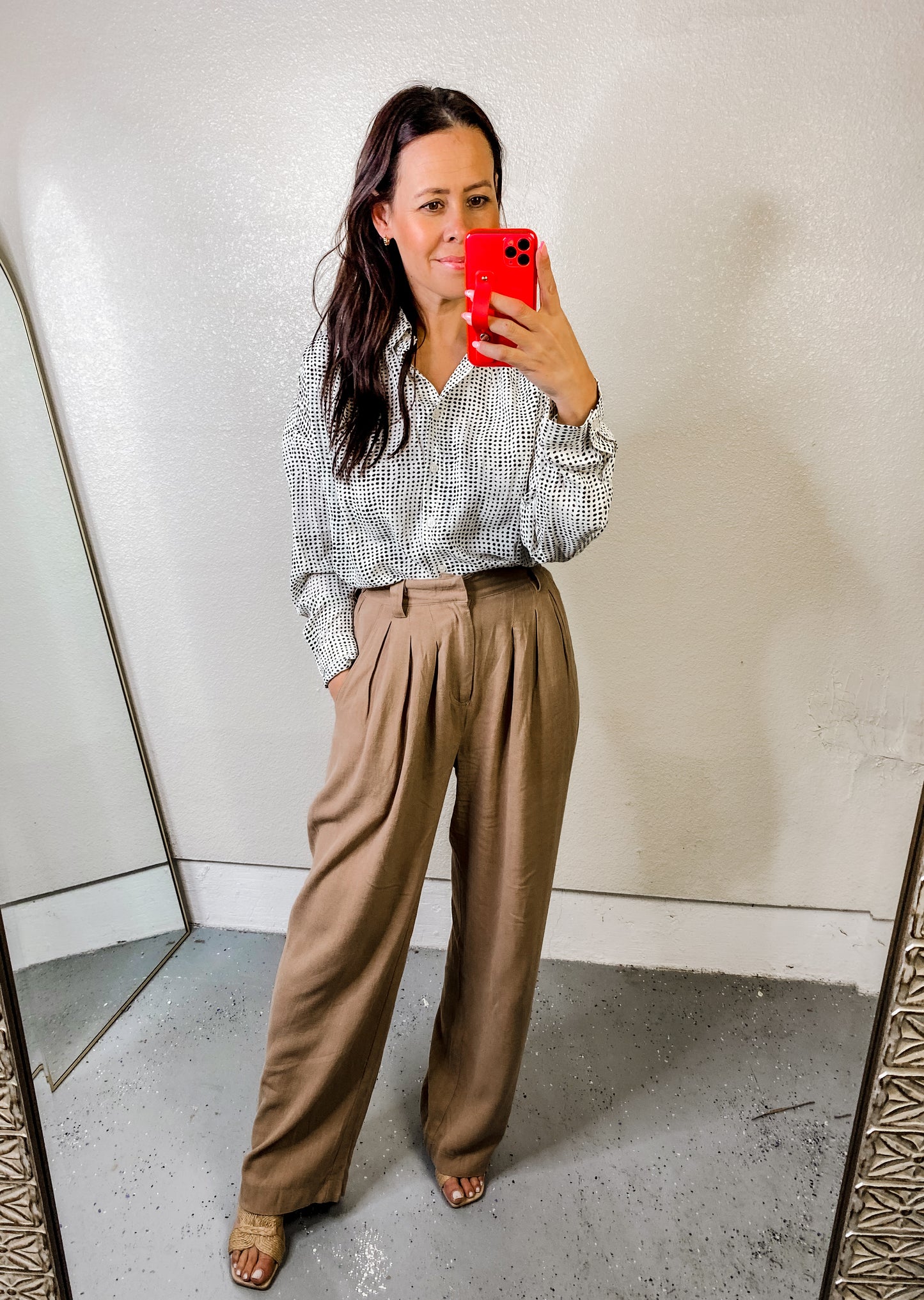 Business Meeting Wide Leg Pants