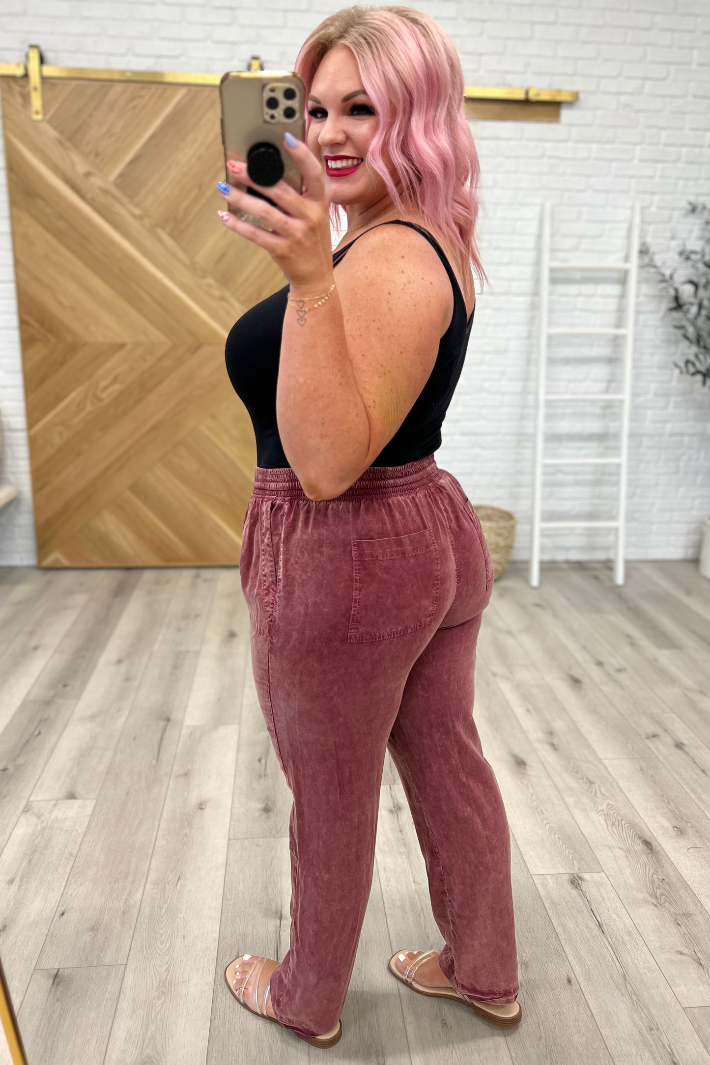Listen to Me High Rise Mineral Wash Pants