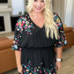 Happy To See You Floral Embroidered Dress
