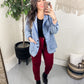 Judy Blue High Rise Tummy Control Skinny Jeans in Scarlet