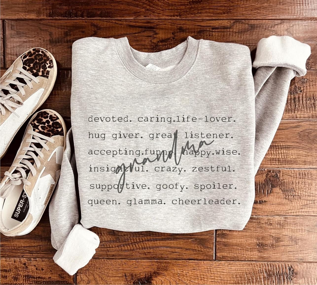 GRANDMA Words Sweatshirt