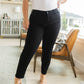 Judy Blue Mid Rise Classic Slim Jeans in Black