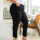 Judy Blue Mid Rise Classic Slim Jeans in Black