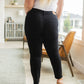 Judy Blue Mid Rise Classic Slim Jeans in Black
