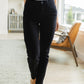 Judy Blue Mid Rise Classic Slim Jeans in Black