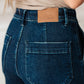 Judy Blue Pull On Denim Joggers in Dark Wash