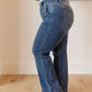 Judy Blue High Rise Double Button Wide Leg Jeans