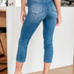 Judy Blue Cool Denim Pull On Capri Jeans