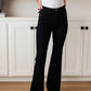 Judy Blue Tummy Control Flare Jeans in Black