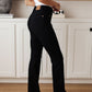 Judy Blue Tummy Control Flare Jeans in Black