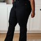 Judy Blue Tummy Control Flare Jeans in Black