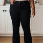 Judy Blue Tummy Control Flare Jeans in Black