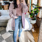 The Way It Was Cardigan in Mauve