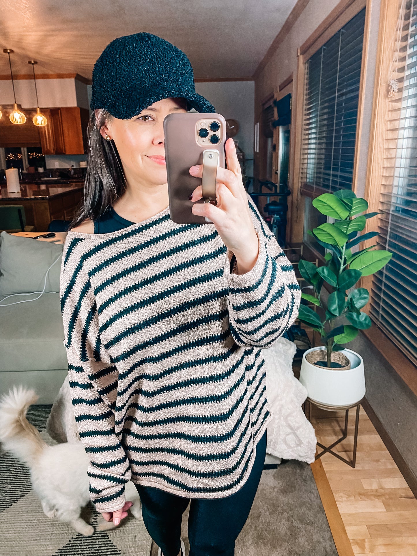 Self Assured Striped Sweater