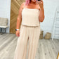 Pleased to Hear It Plisse Jumpsuit