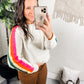 Songs About Rainbows Striped Sweater