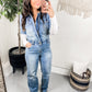 Judy Blue Short Sleeve Denim Jumpsuit