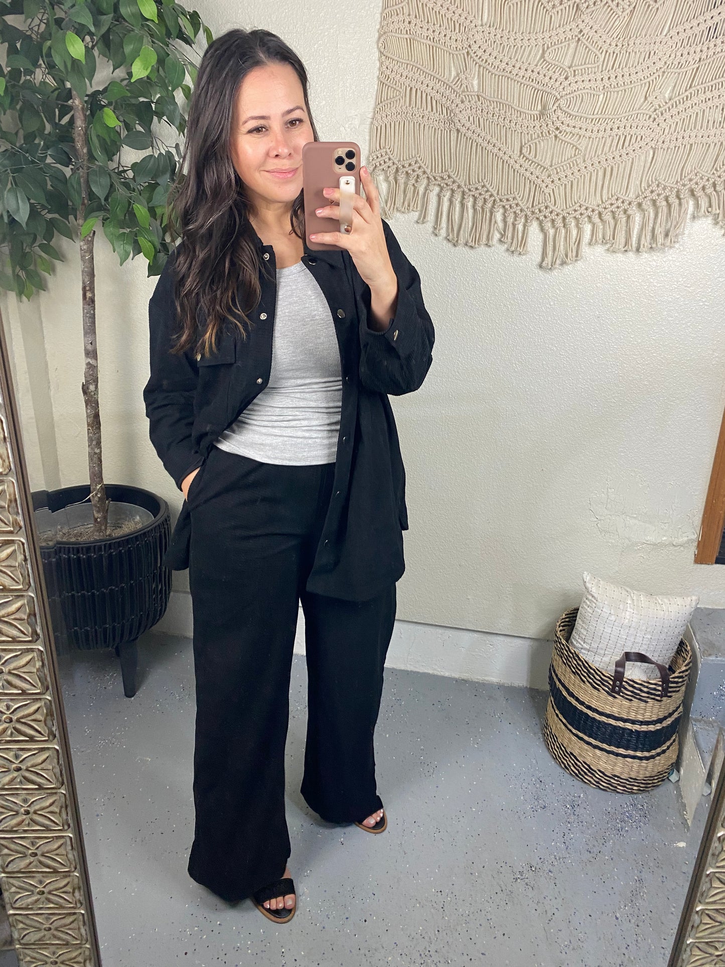 Come Rain or Shine Wide Leg Pants