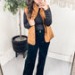Neither Here Nor There Puffer Vest in Camel