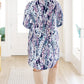 Generally Speaking V-Neck Dress in Navy Floral