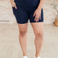 Getting Active Biker Shorts in Navy