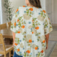 Good Morning Floral V-Neck Blouse