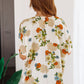 Good Morning Floral V-Neck Blouse