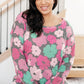 Group Chat Floral Top