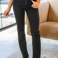 Judy Blue High Rise Button Fly Bootcut Jeans in Black