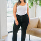 Judy Blue High Rise Button Fly Bootcut Jeans in Black