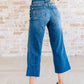 Judy Blue High Rise Wide Leg Crop Jeans