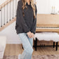 Hold Thought Rib Knit Hoodie