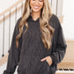 Hold Thought Rib Knit Hoodie